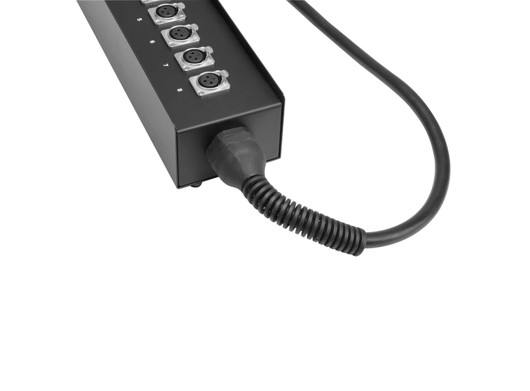 Stageboks 8/0, Metalboks med håndtak, 10m 